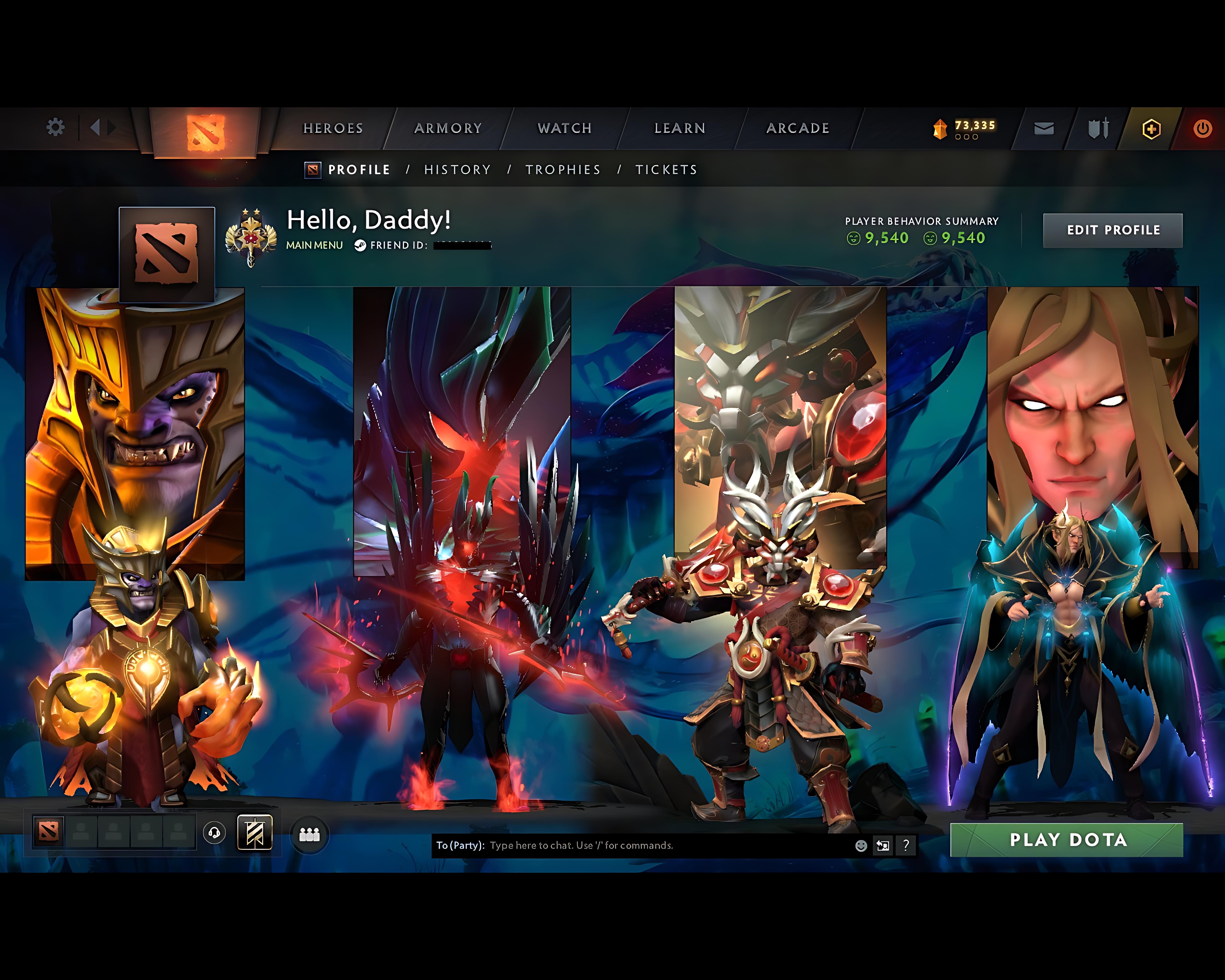 Legend II | MMR: 3137 - Behavior: 9540 - Communication: 9540