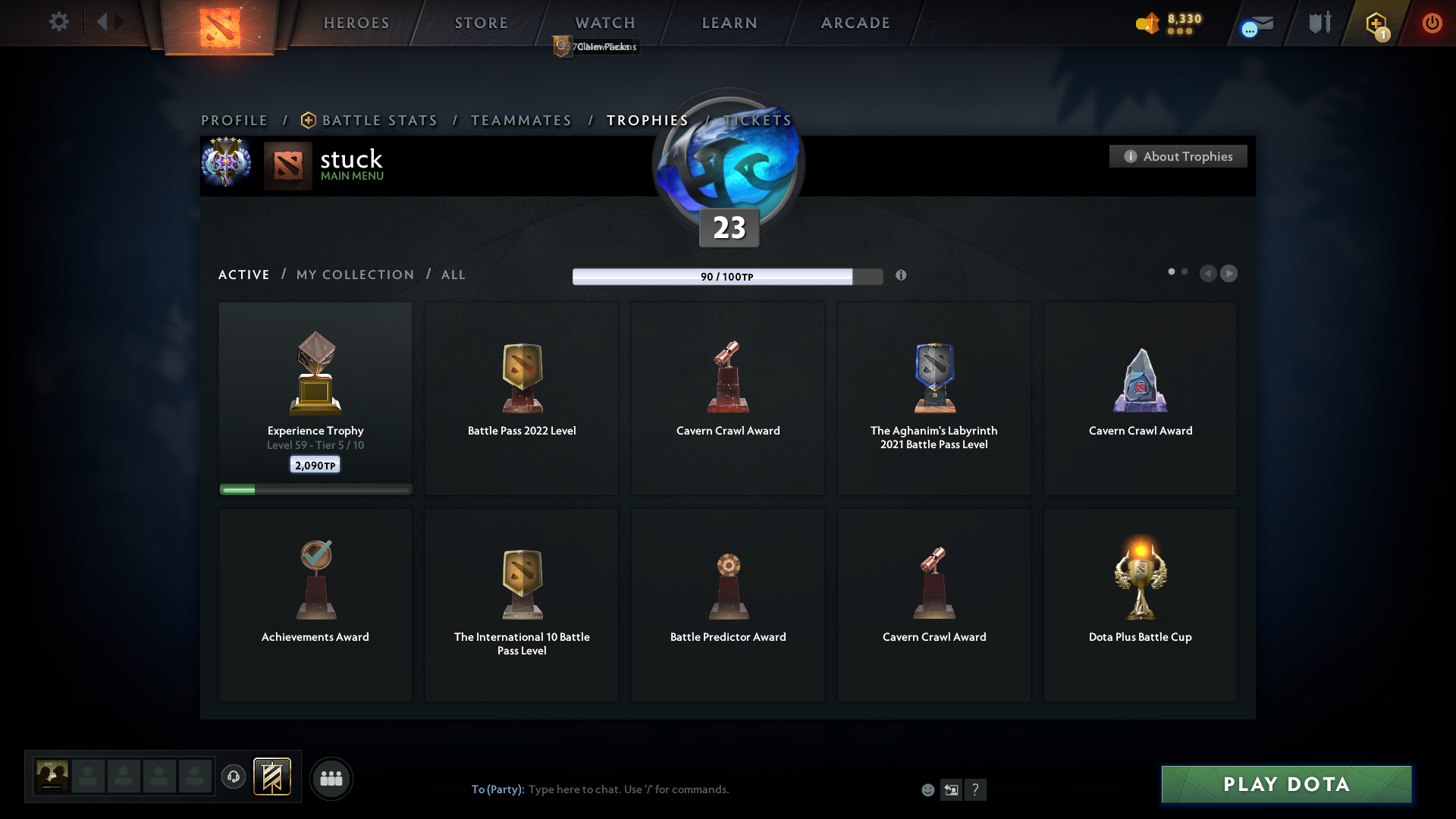 Ancient V | MMR: 4411 - Behavior: 10000