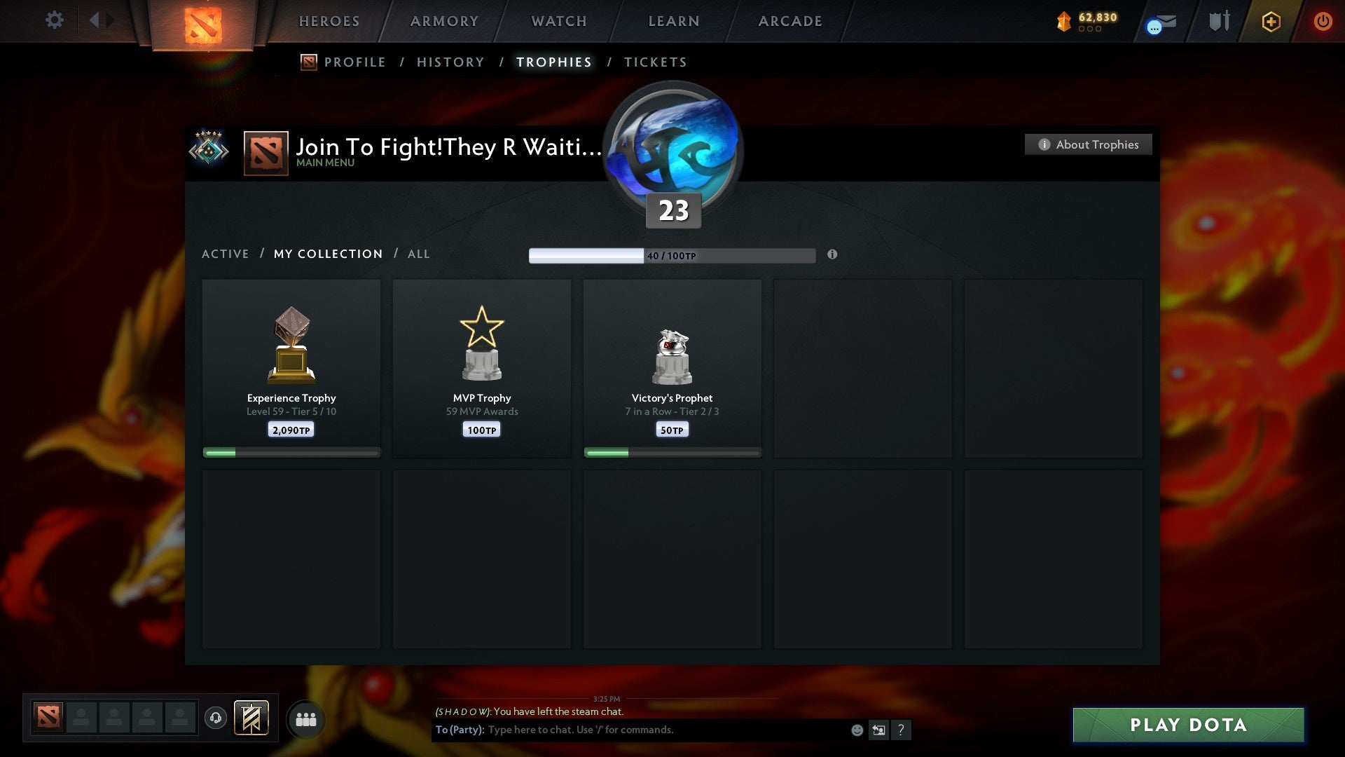 Crusader V | MMR: 2270 - Behavior: 8593 - Communication: 8160