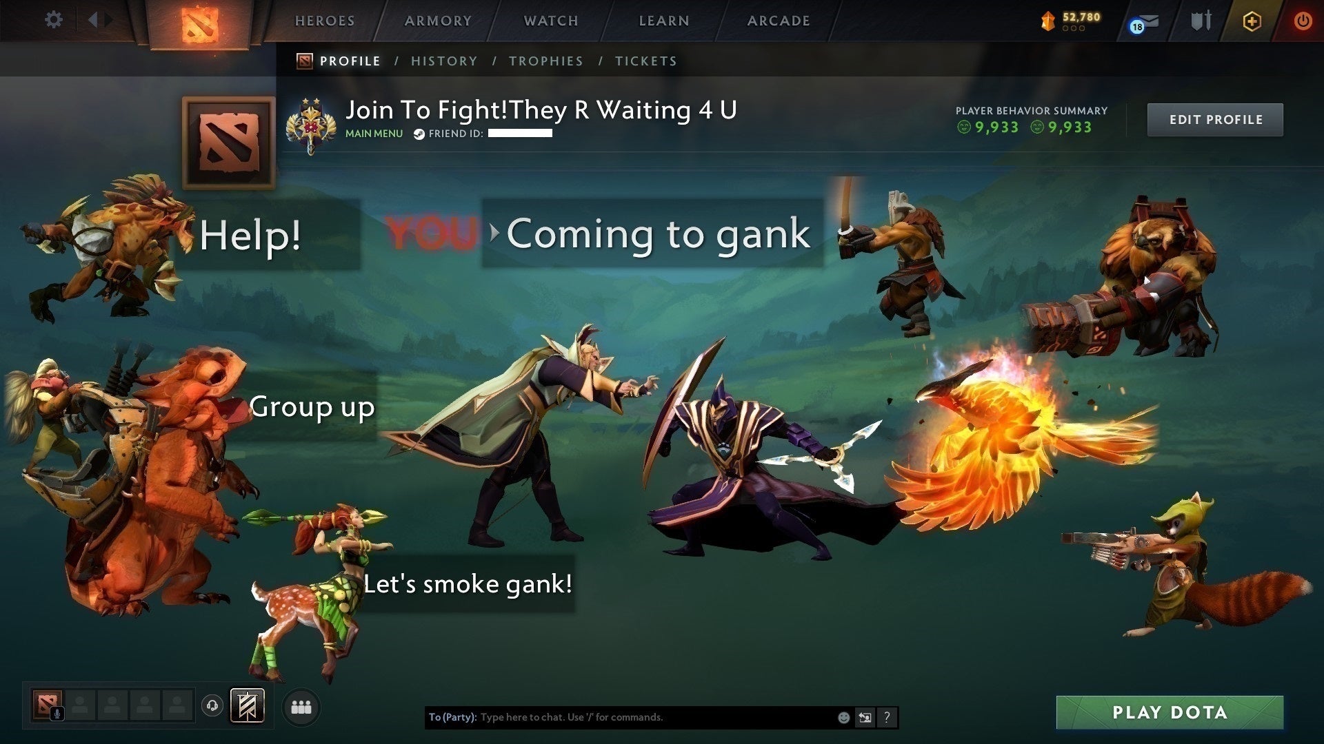 Legend II | MMR: 3191 - Behavior: 9933 - Communication: 9933