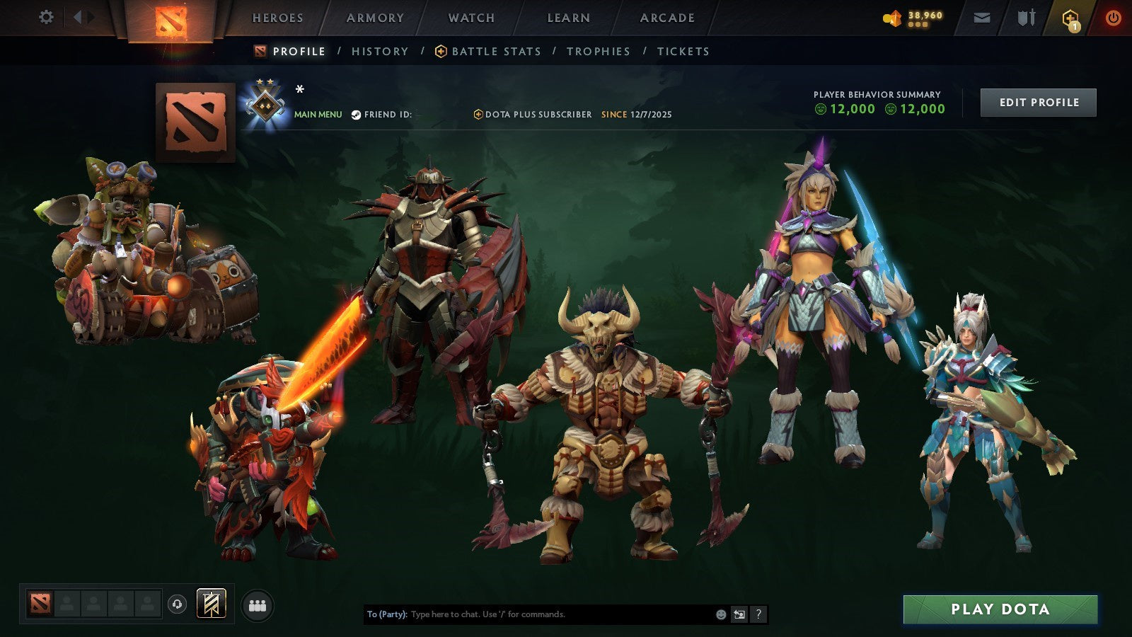 MMR: 893 - Behavior: 12000