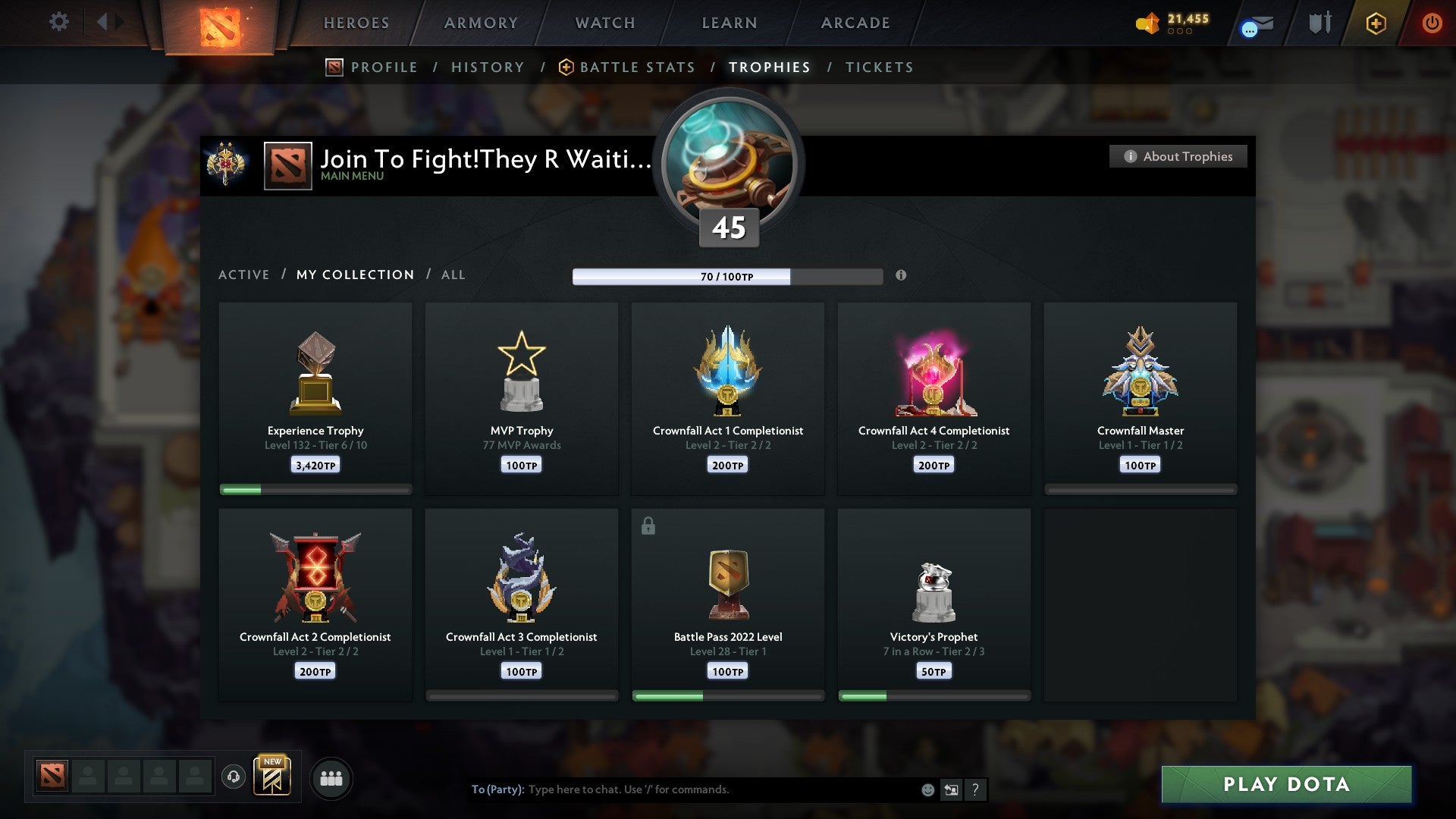 Legend II | MMR: 3106 - Behavior: 8877 - Communication: 8877