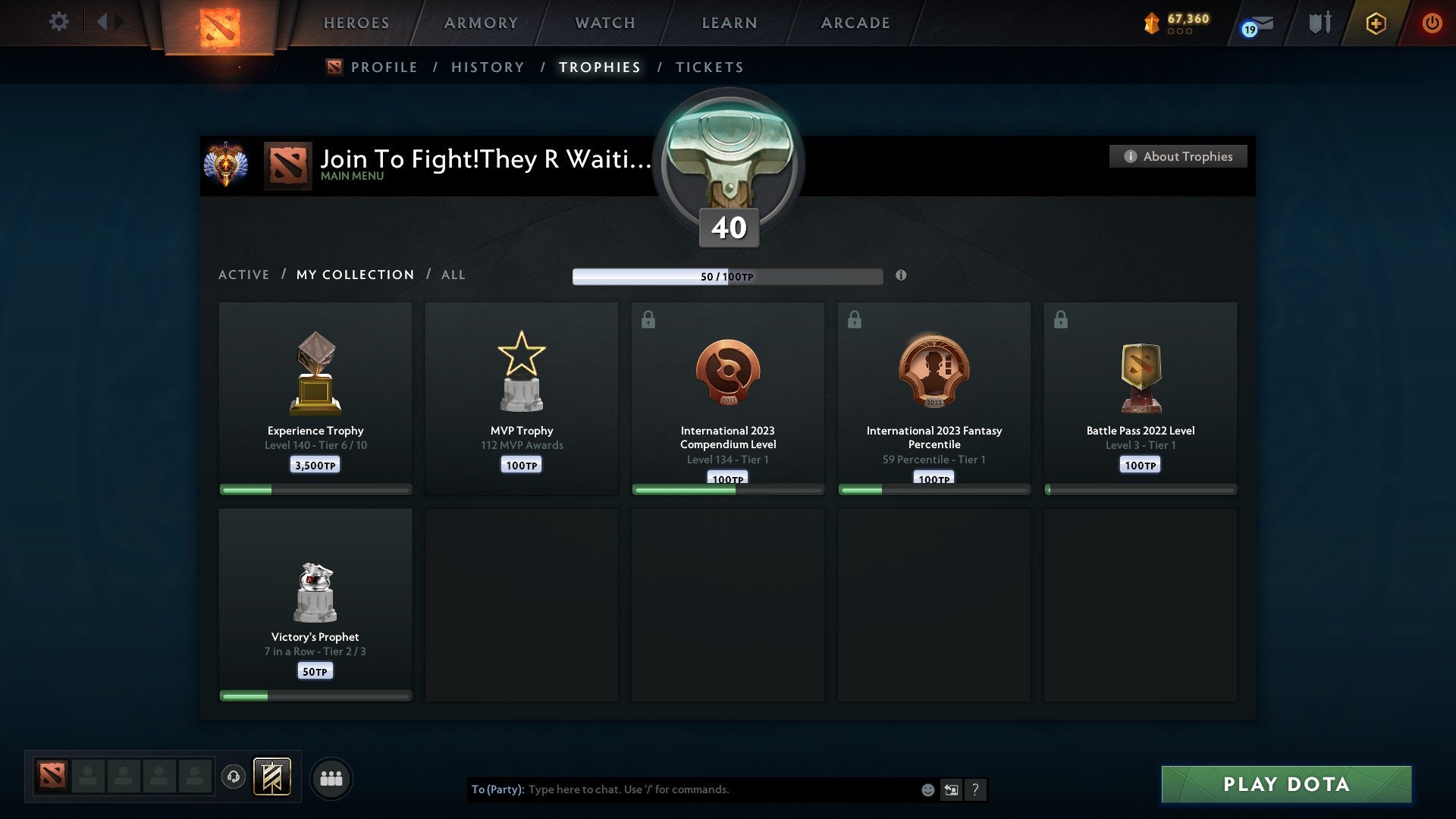 Immortal | MMR: 5738 - Behavior: 11031 - Communication: 10057