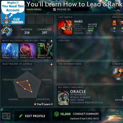 Crusader V | MMR:2050 - Behavior: 10000