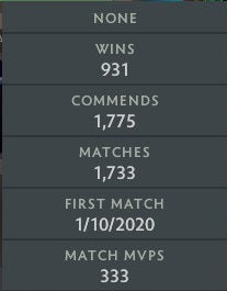 Immortel [Classement] | MMR : 6500 - Comportement : 10000