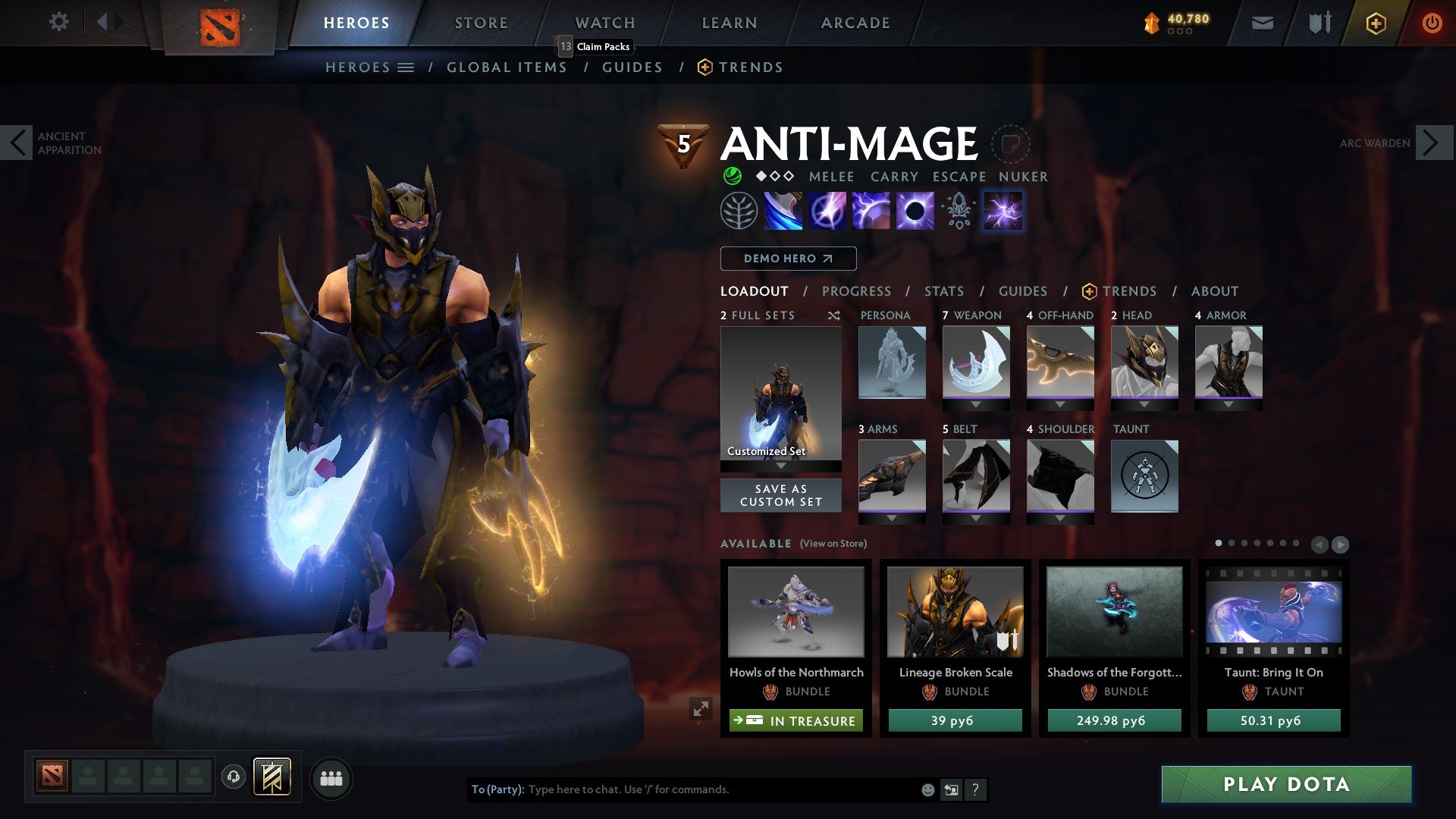 Immortal | MMR: 5560 - Behavior: 10000