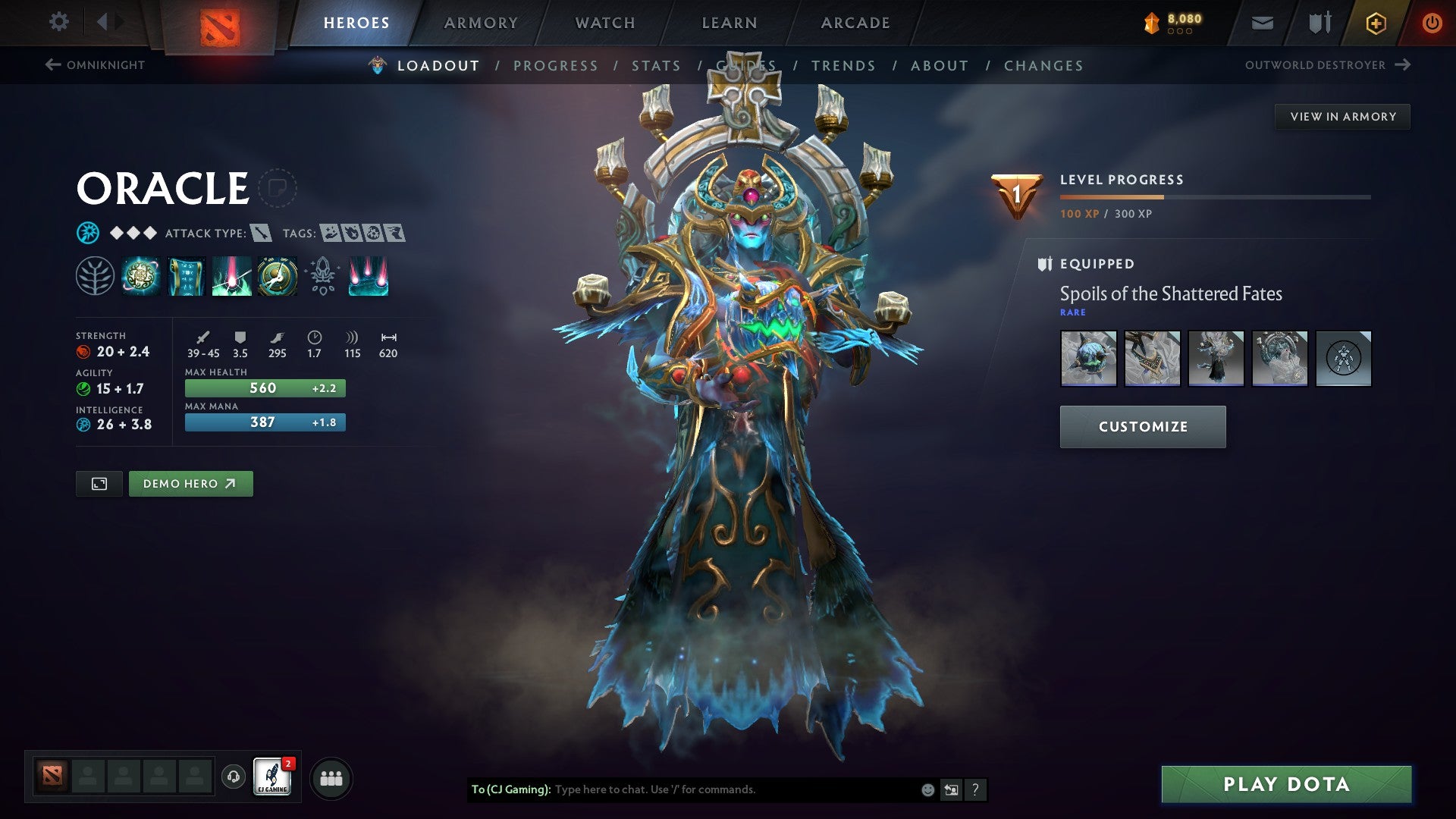 Ancient V | MMR: 4473 - Behavior: 11025 - Communication: 11000