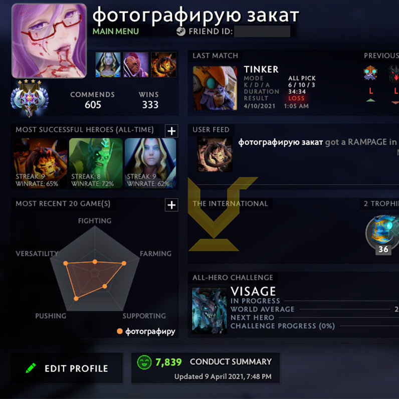 Ancient IV | MMR: 4290 - Behavior: 7839