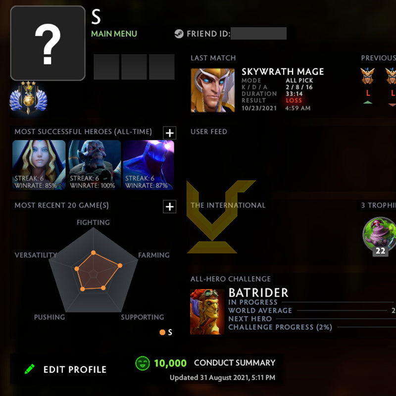 Divine III |  MMR: 5100 - Behavior: 10000