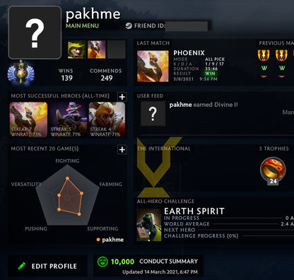 Divine I | MMR : 4630 - Behavior : 10000