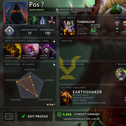 Non calibré | MMR : à déterminer - Comportement : 9850