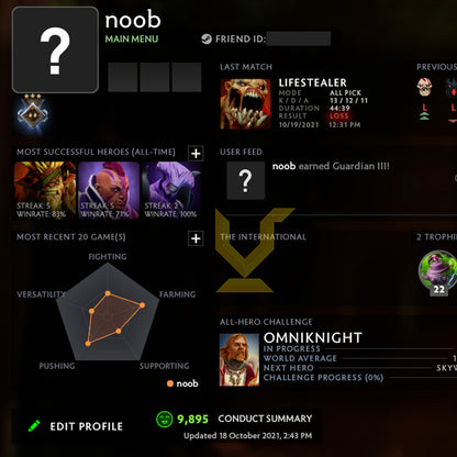 Gardien II | MMR : 1070 - Comportement : 9895