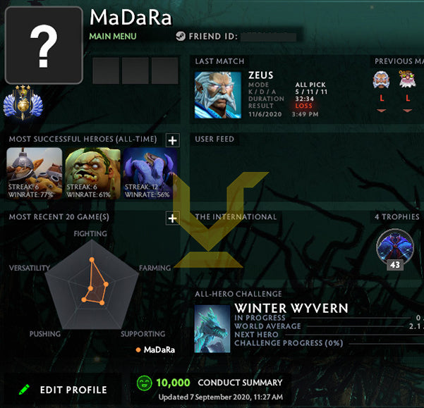 Divin III | MMR : 4940 - Comportement : 10000