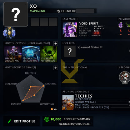 Divine II | MMR: 4900 - Behavior: 10000