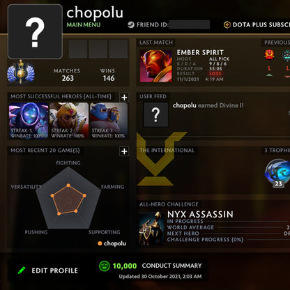 Divine I |  MMR: 4750 - Behavior: 10000