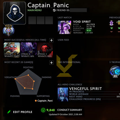 Ancient V |  MMR: 4530 - Behavior: 9840