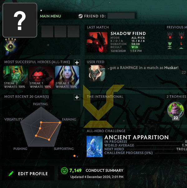 Herald III | MMR: 400 - Behavior : 7149