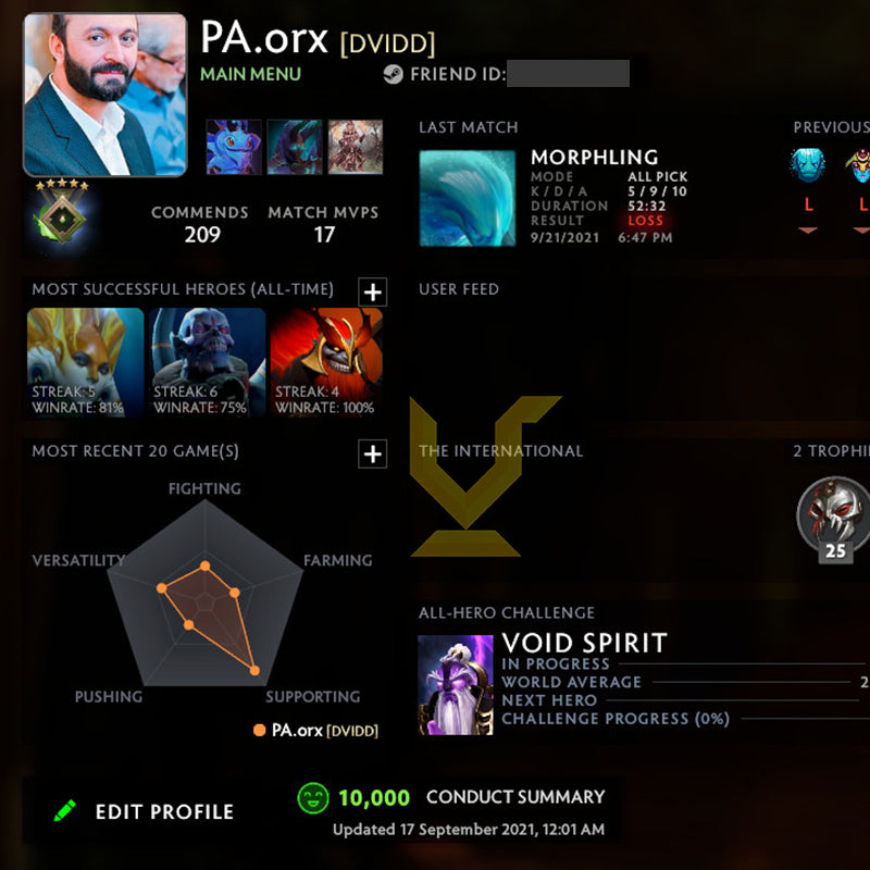 Herald V |  MMR: 570 - Behavior: 10000