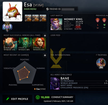 Ancient III | MMR : 4160 - Behavior : 10000