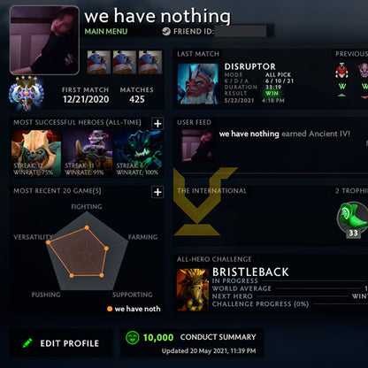 Ancient IV | MMR: 4380 - Behavior: 10000