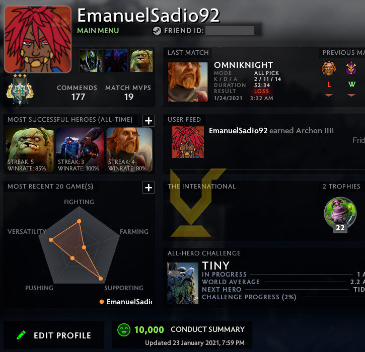 Archon III	 | MMR : 2540 - Behavior : 10000