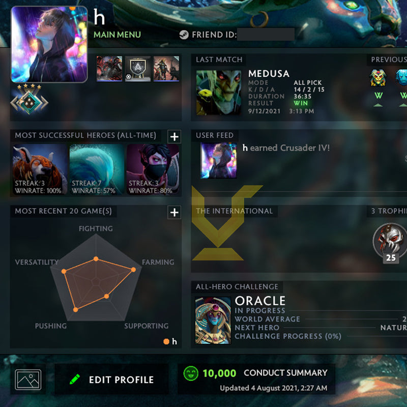 Crusader IV |  MMR: 2020 - Behavior: 10000