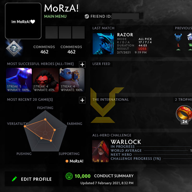 Not Calibrated | MMR: TBD - Behavior: 10000