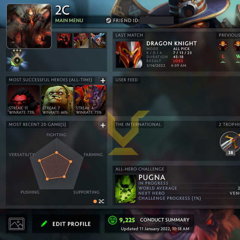 Herald III | MMR: 390 - Behavior: 9225