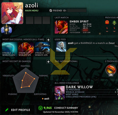 Divin I | MMR : 4750 - Comportement : 9965