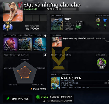 Divin IV | MMR : 5310 - Comportement : 7545