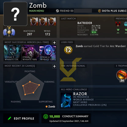 Divin II | MMR : 4890 - Comportement : 10000