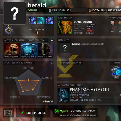 Herald II |  MMR: 670 - Behavior: 9430