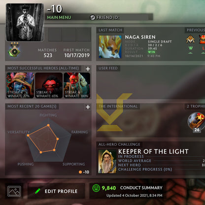 Héraut III | MMR : 310 - Comportement : 9840