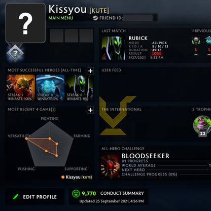 Non calibré | MMR : à déterminer - Comportement : 9770