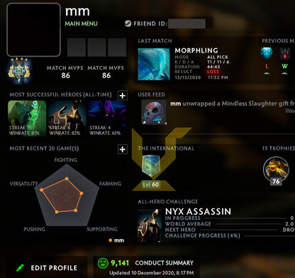 Archonte IV | MMR : 2710 - Comportement : 9100