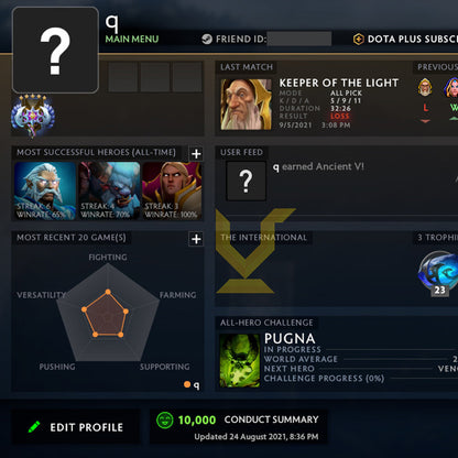 Ancient V | MMR: 4540 - Behavior: 10000