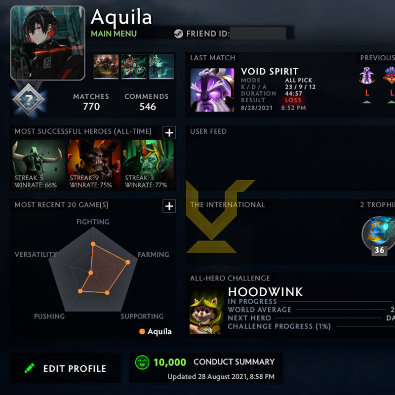 Not Calibrated | MMR: TBD - Behavior: 10000