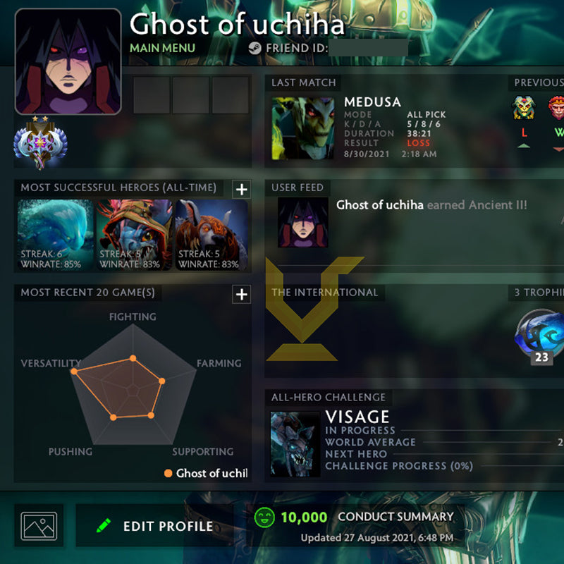 Ancient II | MMR: 4020 - Behavior: 10000