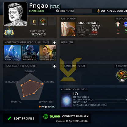 Archon I | MMR: 2180 - Behavior: 10000