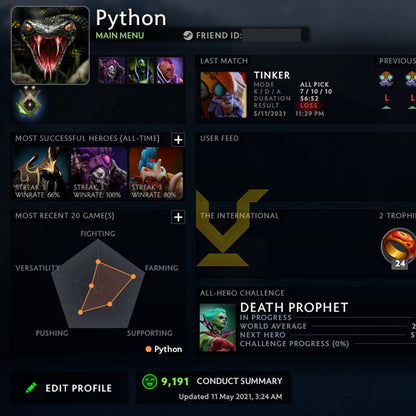 Héraut II | MMR : 10- Comportement : 9100