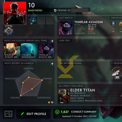 Guardian V | MMR: 1430 - Behavior: 7827
