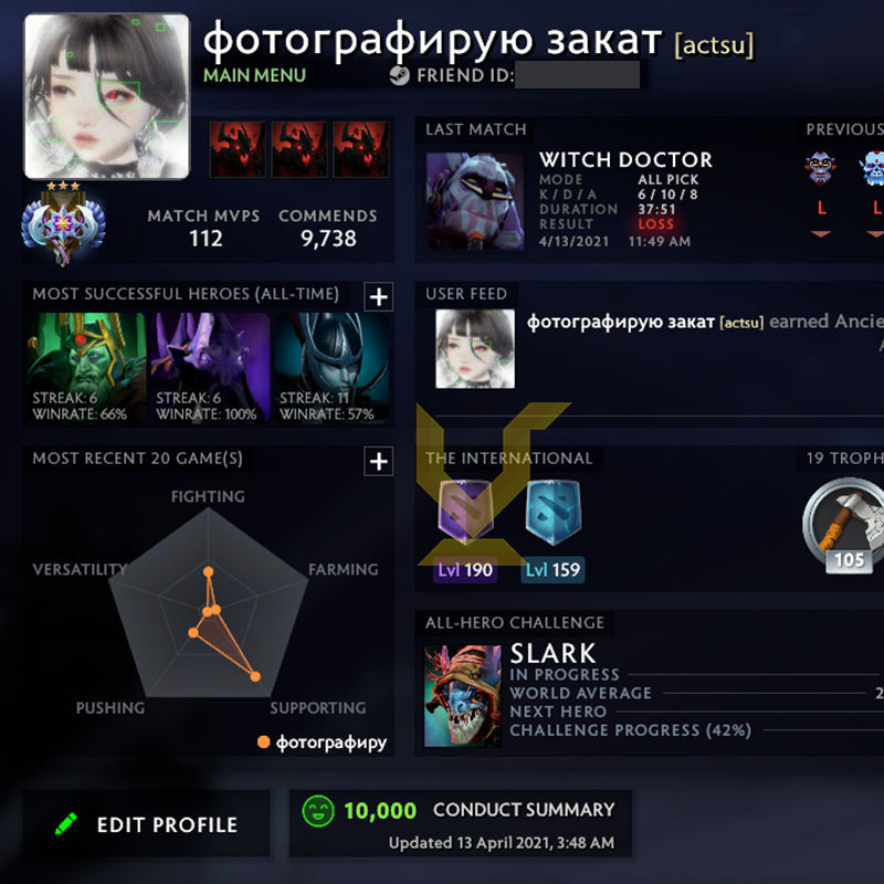 Ancient III | MMR: 4120 - Behavior: 10000