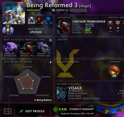 Divine II | MMR : 4810 - Behavior : 10000