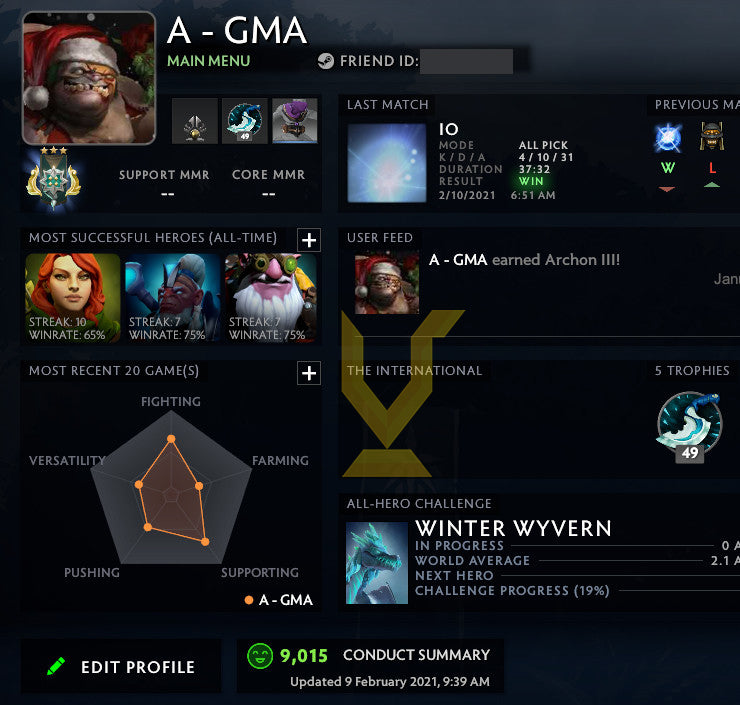 Archonte III | MMR : 2510 - Comportement : 9015