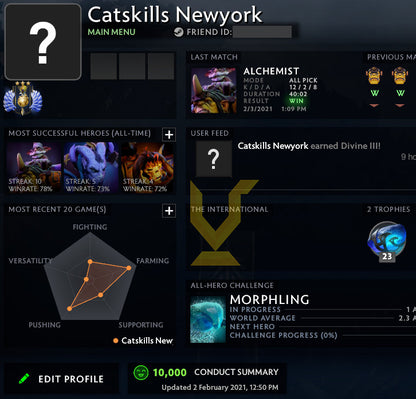 Divin III | MMR : 5100 - Comportement : 10000