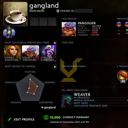 Divine I |  MMR: 4720 - Behavior: 10000