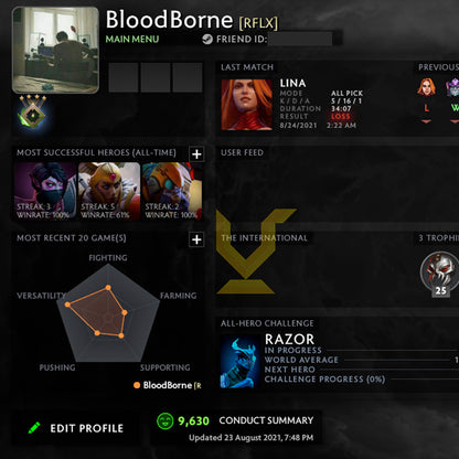 Herald IV |  MMR: 450 - Behavior: 9630