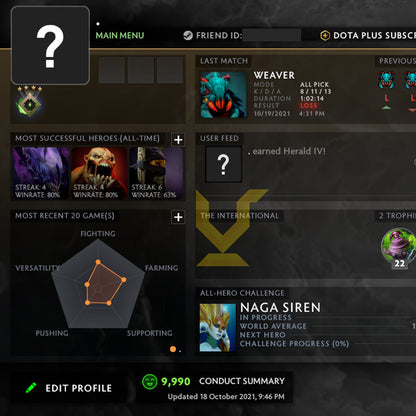 Herald IV |  MMR: 520 - Behavior: 10000