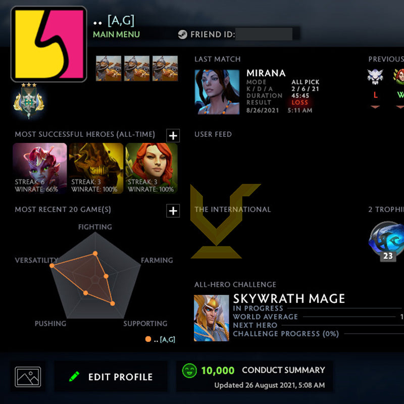 Archonte III | MMR : 2700 - Comportement : 10000