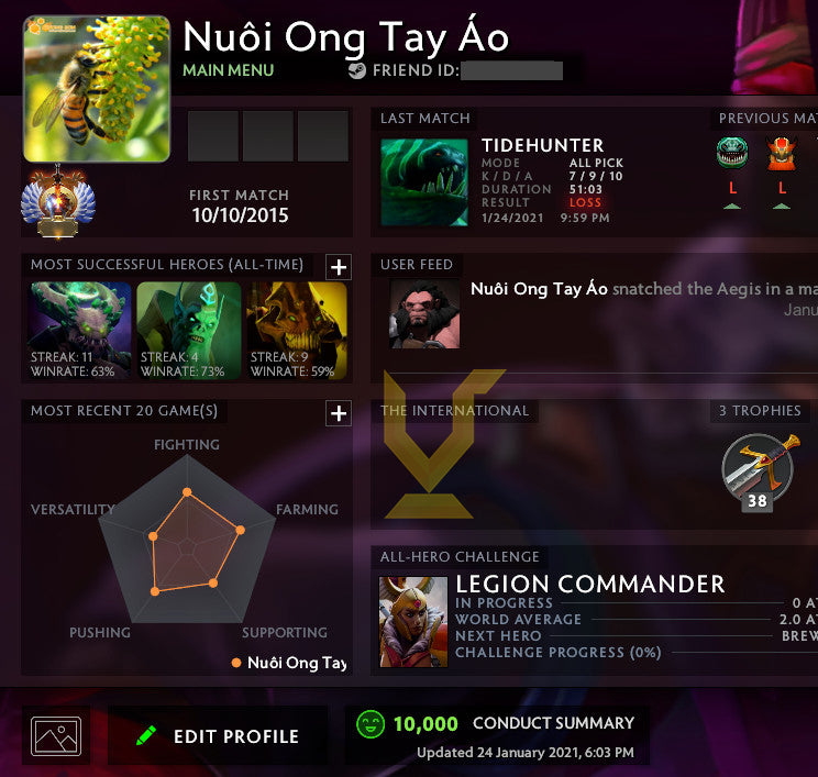 Immortel | MMR : 5600 - Comportement : 10000